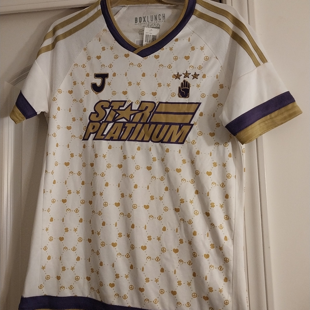 BL Star Platinum Kids Jersey - White and Gold